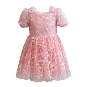 Lola + The Boys Pink Floral Formal Dress